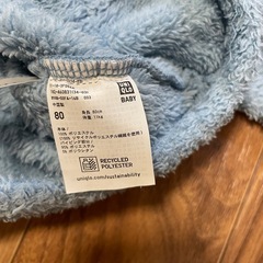 ユニクロ　ボアパーカー　80cmの画像