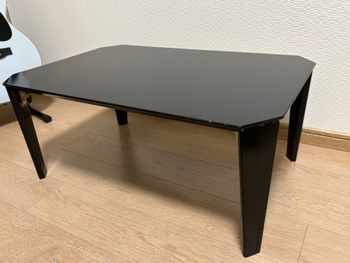 ローテーブル（黒）1500×695 楽天市場】ローテーブル 黒 センターテーブル コーヒーテーブル ワイド