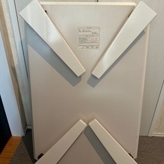 ニトリ　ローテーブル　白の画像