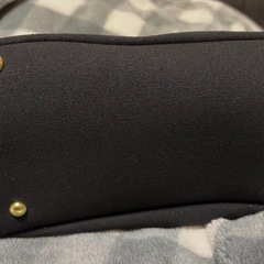プラダ PRADA カナパ コットンキャンバス ハンドバッグ ブラックの画像