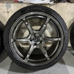 【値下げ！】アハト6 18インチホイール　86.BRZサイズ　4本の画像