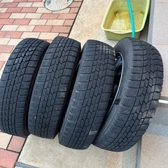 アルミホイル＆スタッドレスタイヤ　ロクサーニ　スポーツ　グッドイヤー②の画像