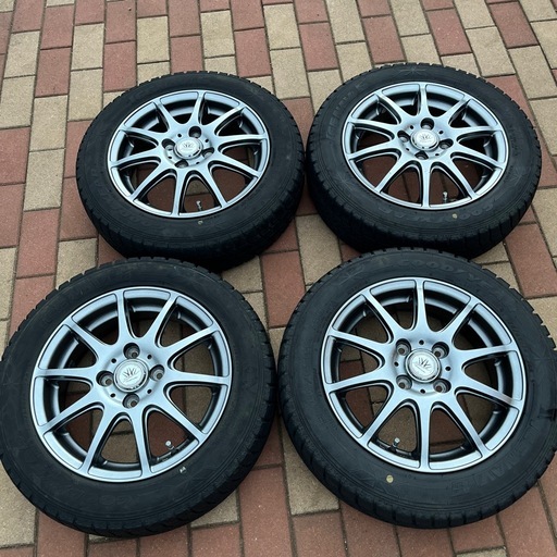 アルミホイル＆スタッドレスタイヤ　ロクサーニ　スポーツ　グッドイヤー②