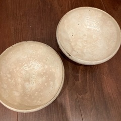 陶器市購入　作家さんの器 中鉢　2個セット ペアの画像
