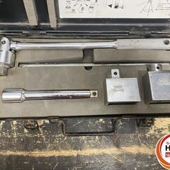 【久留米】【引き取り限定】【中古品】TOP トップ工業 HLS-4600 継手レンチセット (SH-4・EX-415・HL-4B・HL-6B・他・ケース付) ※全体的に使用感・サビ有の画像