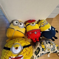 ミニオンシリーズのぬいぐるみ
の画像