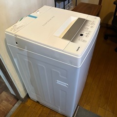 TOSHIBA 全自動洗濯機 4.5kg AW-45GA2(W) ピュアホワイトです。 一人暮らし用にちょうど良いサイズで、動作確認済みです。の画像