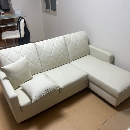 ロウヤ　三人掛けソファ