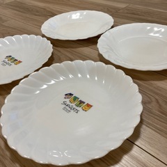 平皿　ホワイトの画像