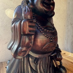 布袋様　木製の画像