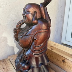 布袋様　木製の画像