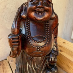 布袋様　木製の画像