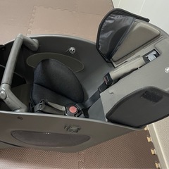 BIKKE POLAR 用フロントチャイルドシート前乗せ レインカバー付の画像