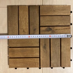 プロテック ウッドデッキ ジョイントパネル（10枚、30cm四方、正方形）の画像