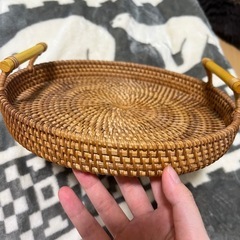 籐かごの画像