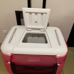 【大容量】クーラーボックス　コールマン　Coleman ホイール ハンドル付き　の画像