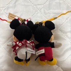 ミッキー & ミニー　東京ディズニーリゾート　マスコット キーホルダーの画像