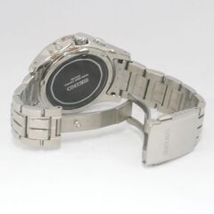 動作品 SEIKO BRIGHTZ ソーラー電波腕時計 8B43-0AA0 3針 ビッグデイトカレンダー SAGA013 チタン ブラックダイヤル 札幌市 清田区 平岡の画像