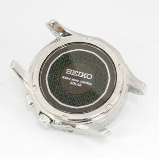 動作品 SEIKO BRIGHTZ ソーラー電波腕時計 8B43-0AA0 3針 ビッグデイト