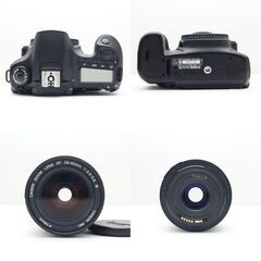 【全国送料無料】 Canon EOS Kiss 60D✨ カメラバッグ付き✨ スマホ転送OK ハイアマチュア機 レンズセット ズームセット✨ 届いたらすぐに使えます✨ キヤノン キャノンの画像