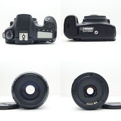 【全国送料無料】 Canon EOS Kiss 60D✨ カメラバッグ付き✨ 望遠レンズセット ハイアマチュア機 スマホ転送OK ズームセット✨ 届いたらすぐに使えます✨ キヤノン キャノンの画像