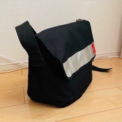 【セール】Manhattan Portage メッセンジャーバッグ　Lサイズ　黒の画像