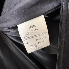 WYM LIDNM レザーブルゾン メンズMサイズの画像
