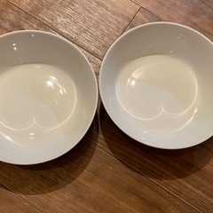 フランフランで購入 白深皿 2枚セットの画像