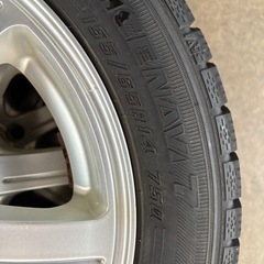 スタッドレスタイヤ　155/65R14の画像