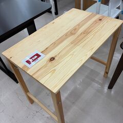 リユースのサカイ栃木店★ジモティ割あり★  折りたたみテーブル ベージュ W80×D50×H70 クリーニング済み TC10955の画像