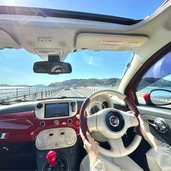 【個人出品 最安】FIAT 500C ツインエア ラウンジの画像