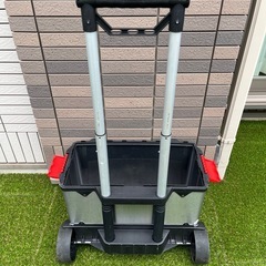 清掃済み　工具箱　3段　キャリー　ハンドル付　ステンレスの画像