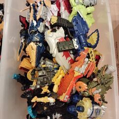 仮面ライダー、レンジャーおもちゃごちゃまぜの画像