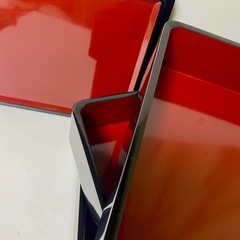 美品　高級　三段重箱　会津塗　漆器　漆塗　天然木の画像