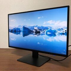 Princeton 24インチワイド 液晶モニター PTFBLT-24W ブラック フルHD スピーカー内蔵・ダイナミックコントラスト機能搭載 プリンストンの画像