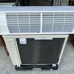 【動作保証あり】HITACHI 白くまくん 2021年 2.2kw 6畳用 冷暖房 ルームエアコン RAS-AJ22L【管理KR637】の画像