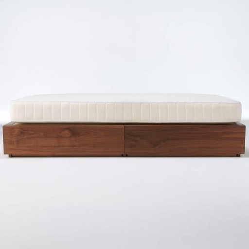 無印良品　収納ダブルベッド