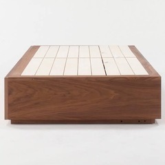 無印良品　収納ダブルベッドの画像