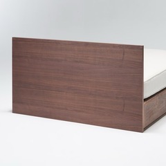 無印良品　収納ダブルベッドの画像