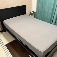 IKEA マルム セミダブルベットフレーム&ベットベース　セットの画像