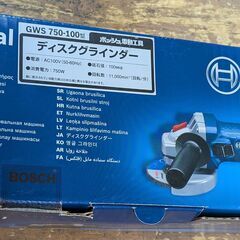 【未使用品】ボッシュ ディスクグラインダーGWS 750-100型の画像