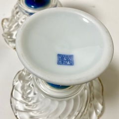 有田焼 デザートカップ龍峰窯 祥瑞ガラス デザート鉢揃 5客 三洋陶器 染付の画像