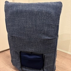 座椅子生活 明光ホームテック 腰の神様がくれた座椅子プレミアム [頭部14段階/背もたれ14段階/フットレスト14段階/腰14段階/座面コイルスプリング] DXZ1-ブルーム 明光ホームテック株式会社 (ネイビー)
の画像
