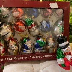 クリスマス オーナメント 飾り レトロの画像