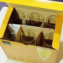オランダ/ロイヤル・レアダム社製シャンパングラス6ケセット（MAGNUM）未使用品です。の画像