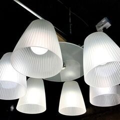 【武蔵小山店】 ヤマギワ yamagiwa シャンデリア CHANDELIER 廃盤品  6灯 シーリングライト 照明 天井照明の画像
