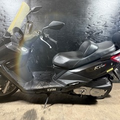 ★支払総額4.8万円★関東圏内即日配送可能！全車走行テスト済みです！ SYM RV125I 黒 車格大きい125cc！ 4ストインジェクション！ フロントディスクブレーキ！ サイスタ付き！の画像