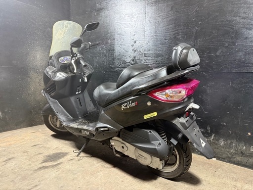 ★支払総額4.8万円★関東圏内即日配送可能！全車走行テスト済みです！ SYM RV125I 黒 車格大きい125cc！ 4ストインジェクション！ フロントディスクブレーキ！ サイスタ付き！
