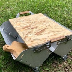 スノーピーク シェルフコンテナ25 ×2個セット（天板付き）の画像