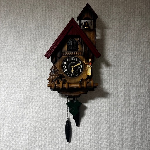 新品》RHYTHM カッコーメイソンR 壁掛け鳩時計 掛時計 鳩時計 リズム 540×305×165mm 木製 定刻に鳥が鳴く リーフ 振子付き  ブラウン/ダークブラウン色 RHYTHM 21124MJ234RH06 リズム カッコー時計 カッコースタイル145 4MJ441NC06 鳩時計  ハト時計 ふいご カッコウ時計 ... RHYTHM  壁掛け時計　鳩時計